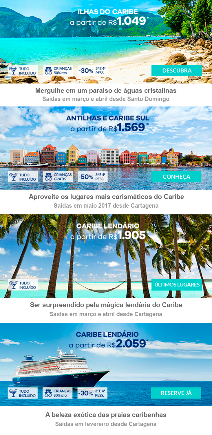 Promoções Pullmantur para o Caribe!